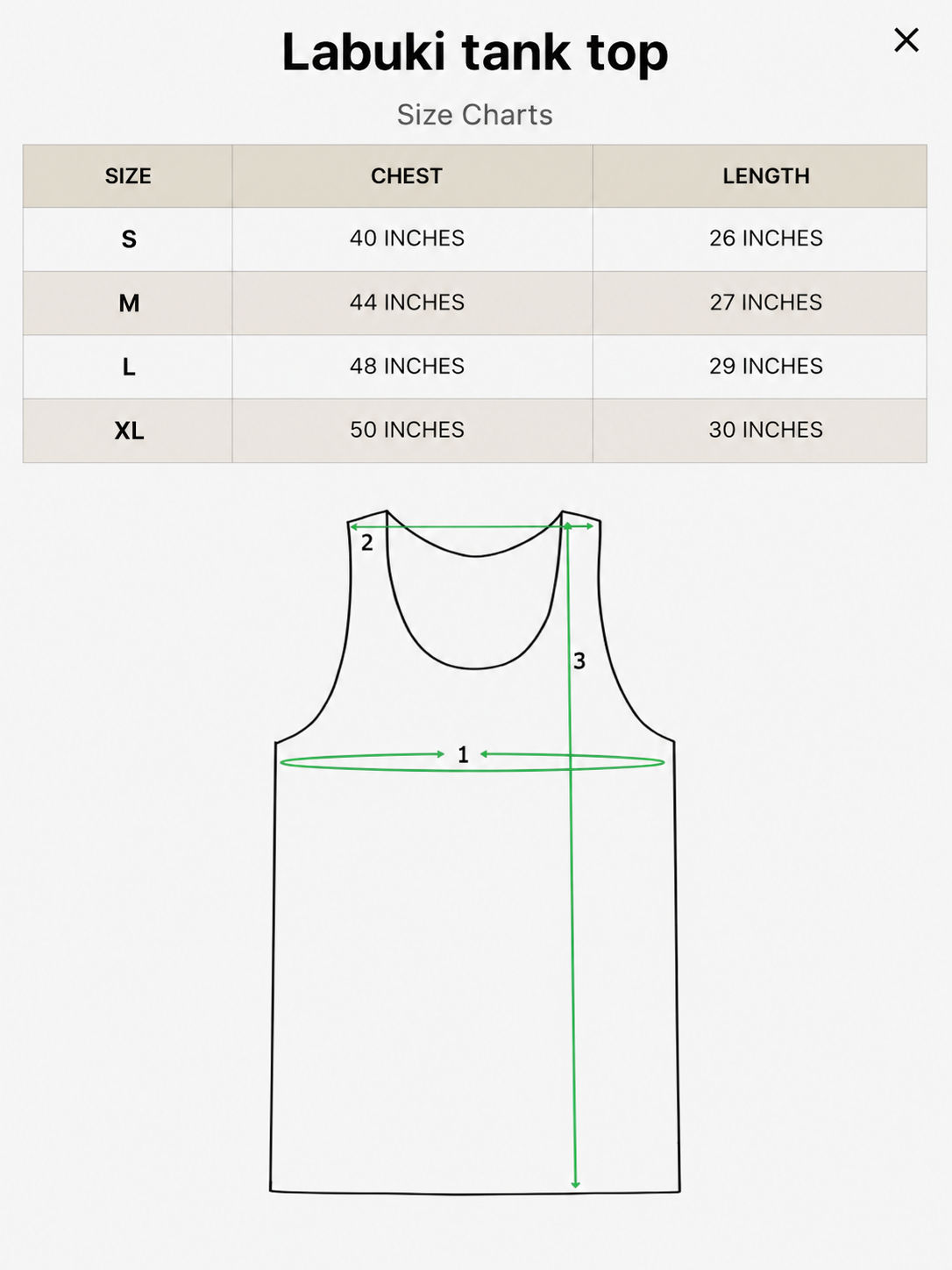 Labuki tank top